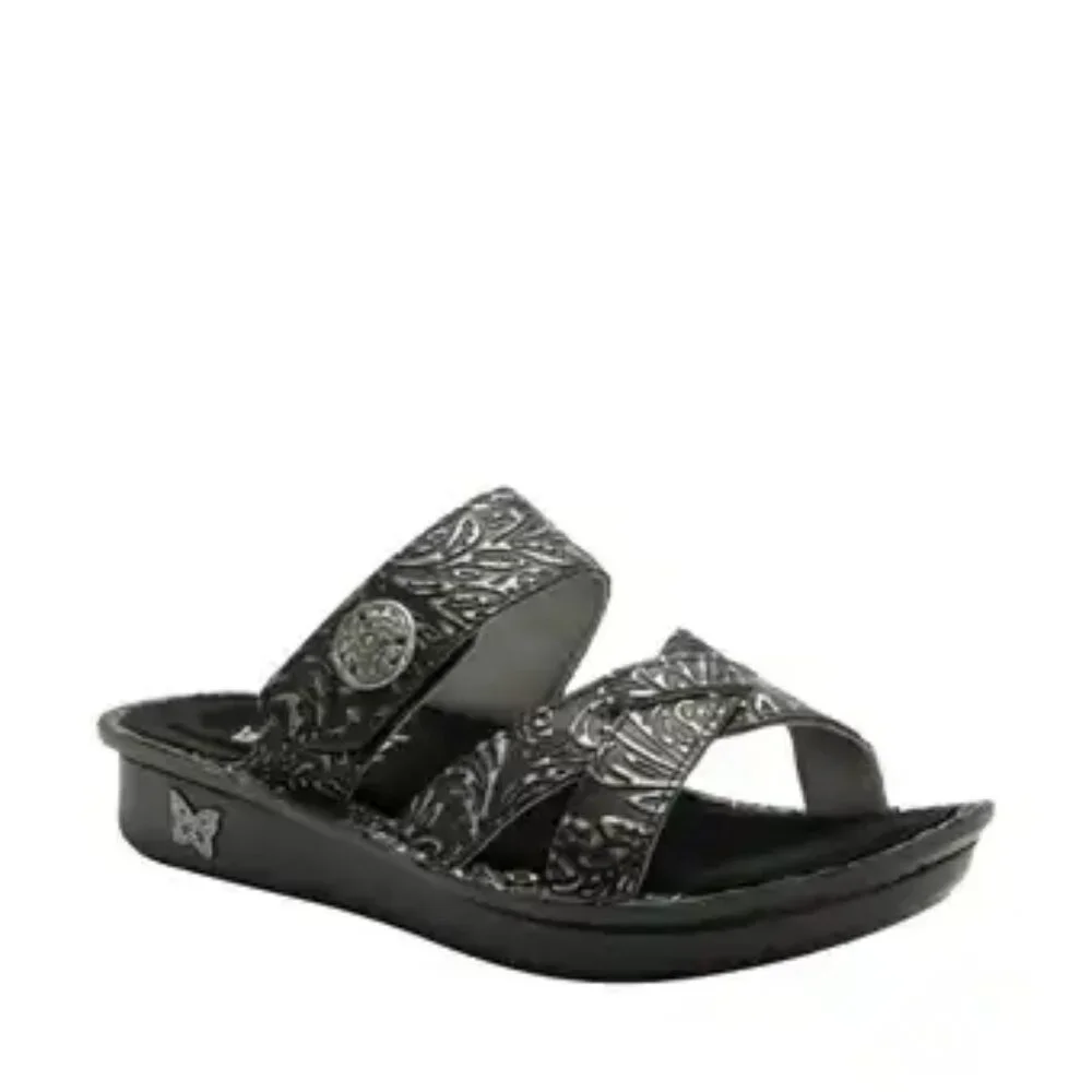 Alegria Women's Black Victoriah Show Boat Slip-On‎ Slide Sandal Size 7
